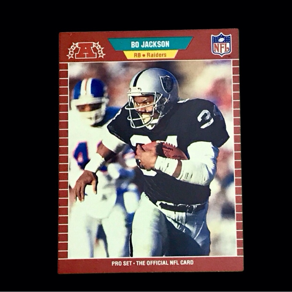 1989 “Bo Jackson” Football Trading Card
